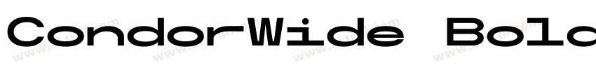 CondorWide Bold字体转换